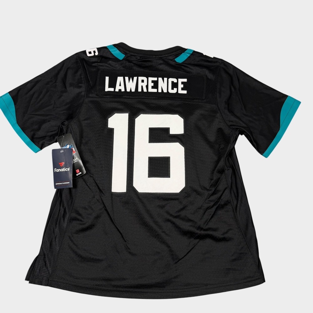 NFL Fanatics Trevor Lawrence Jacksonville Jaguars Jersey Women Large Black *Read